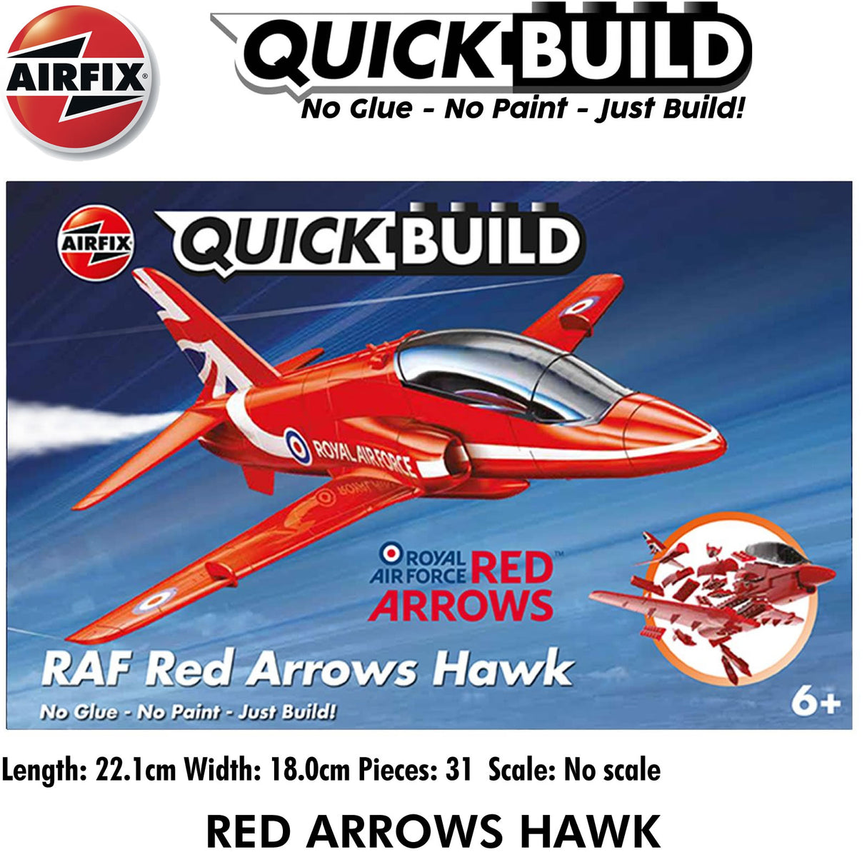 Red Arrows Hawk - Model kit | Airfix | J6018