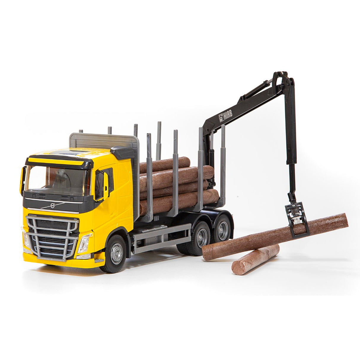 Timber Truck with Crane - Toy Truck - 1:25 | EMEK | 75-7004-50