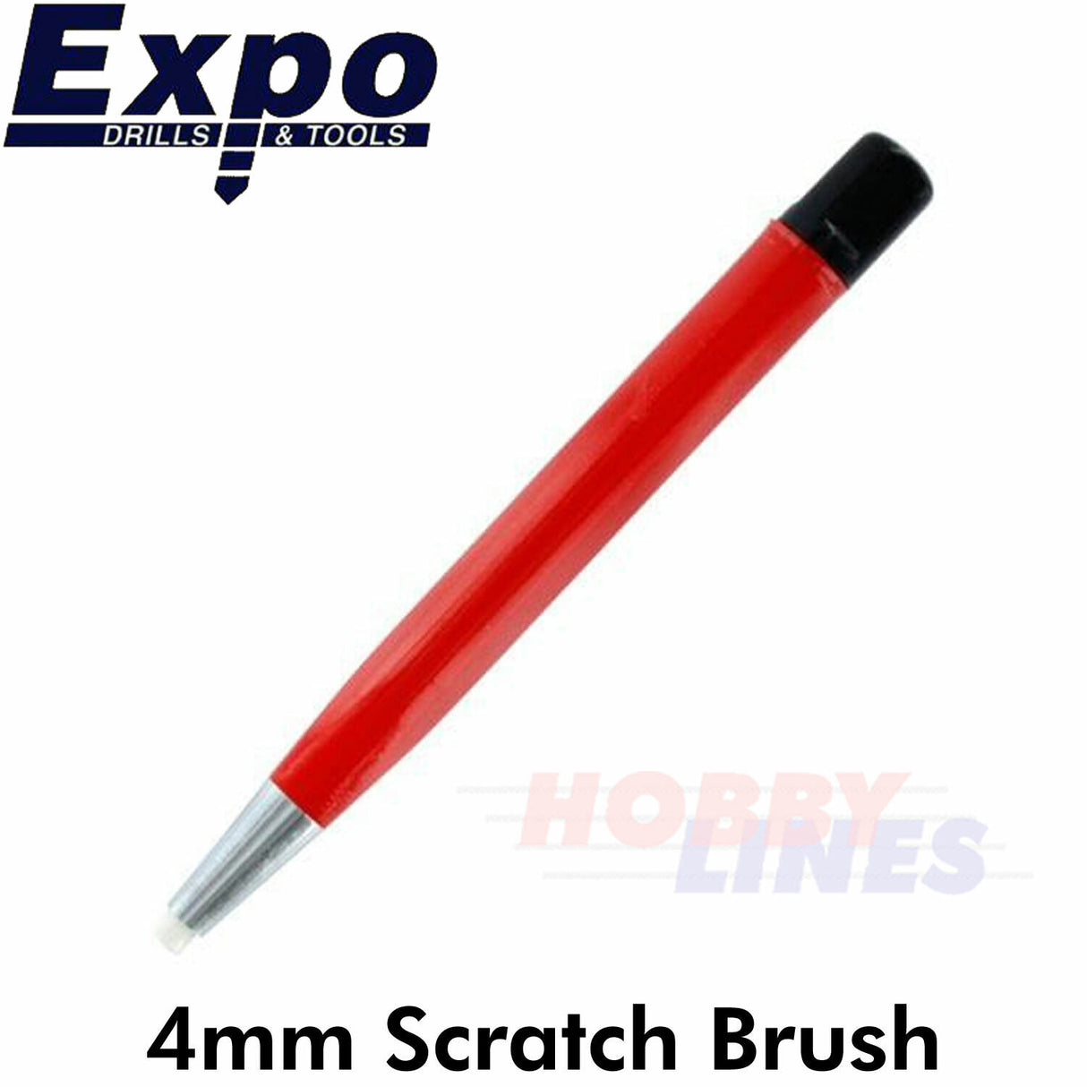 SCRATCH BRUSH Glass Fibre 4mm High Grade & Refill option Top Grade Twist Advance