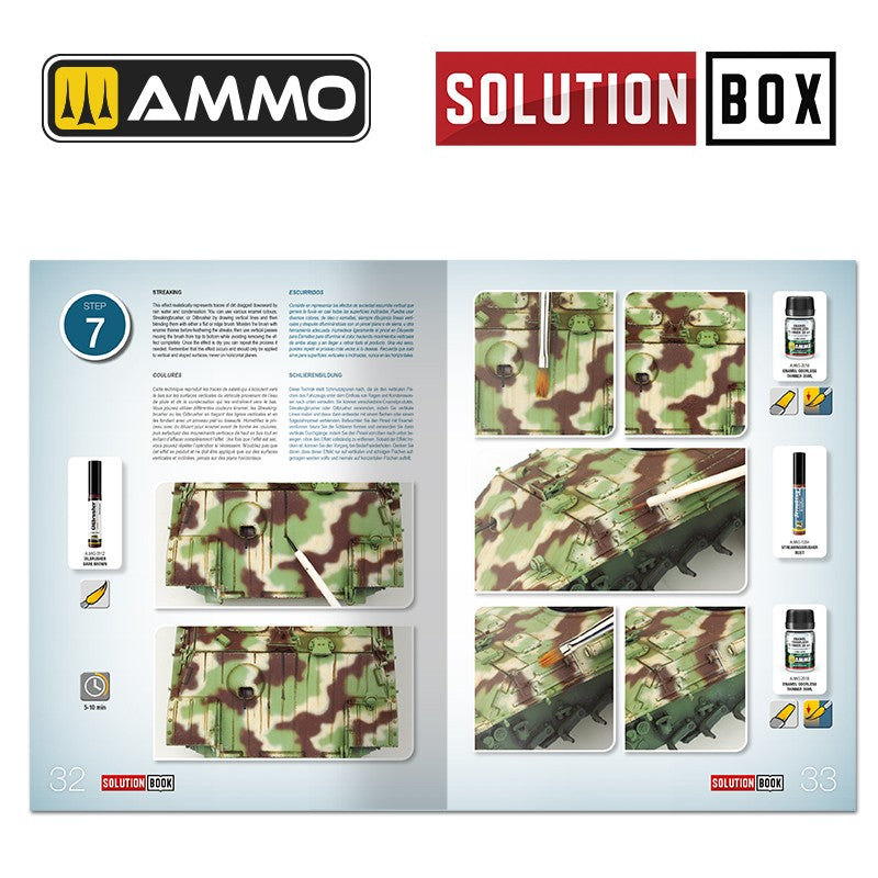 HOW to PAINT WWII German Late War Vehicles SOLUTION BOOK 23 65 pages | Ammo by Mig Jimenez