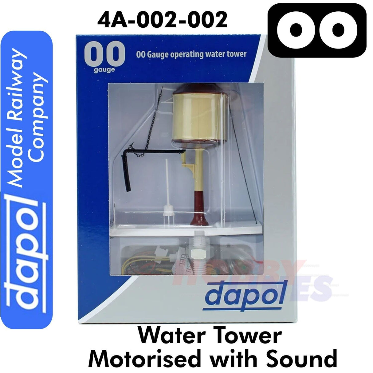 WATER TOWER Chocolate & Cream Conical Motorised Sound OO 1:76 Dapol 4A-002-002