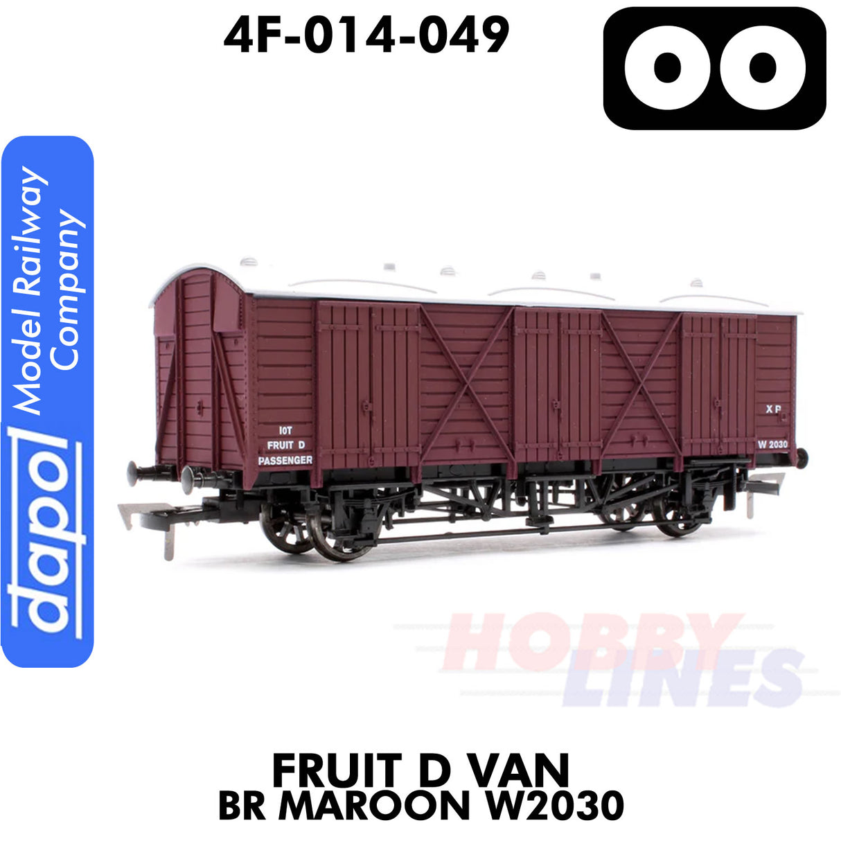 Fruit D BR Maroon W2030  | Dapol | 4F-014-049