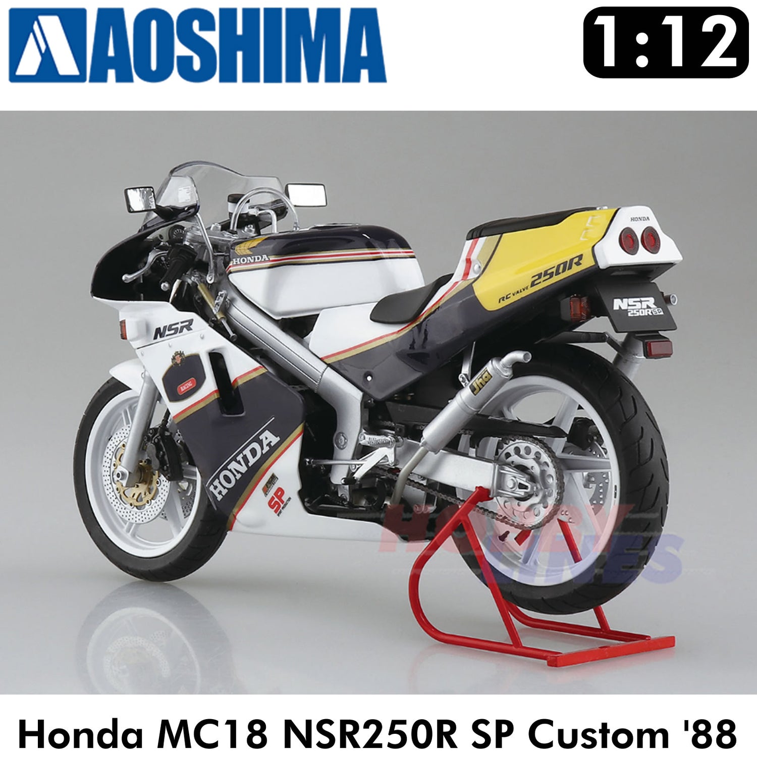Honda NSR250R SP MC18 Custom 1988 Two Stroke Sport Bike - 1:12 kit | Aoshima | 06691