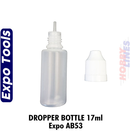 Dropper Bottles - 17ml |  Expo Tools | AB53