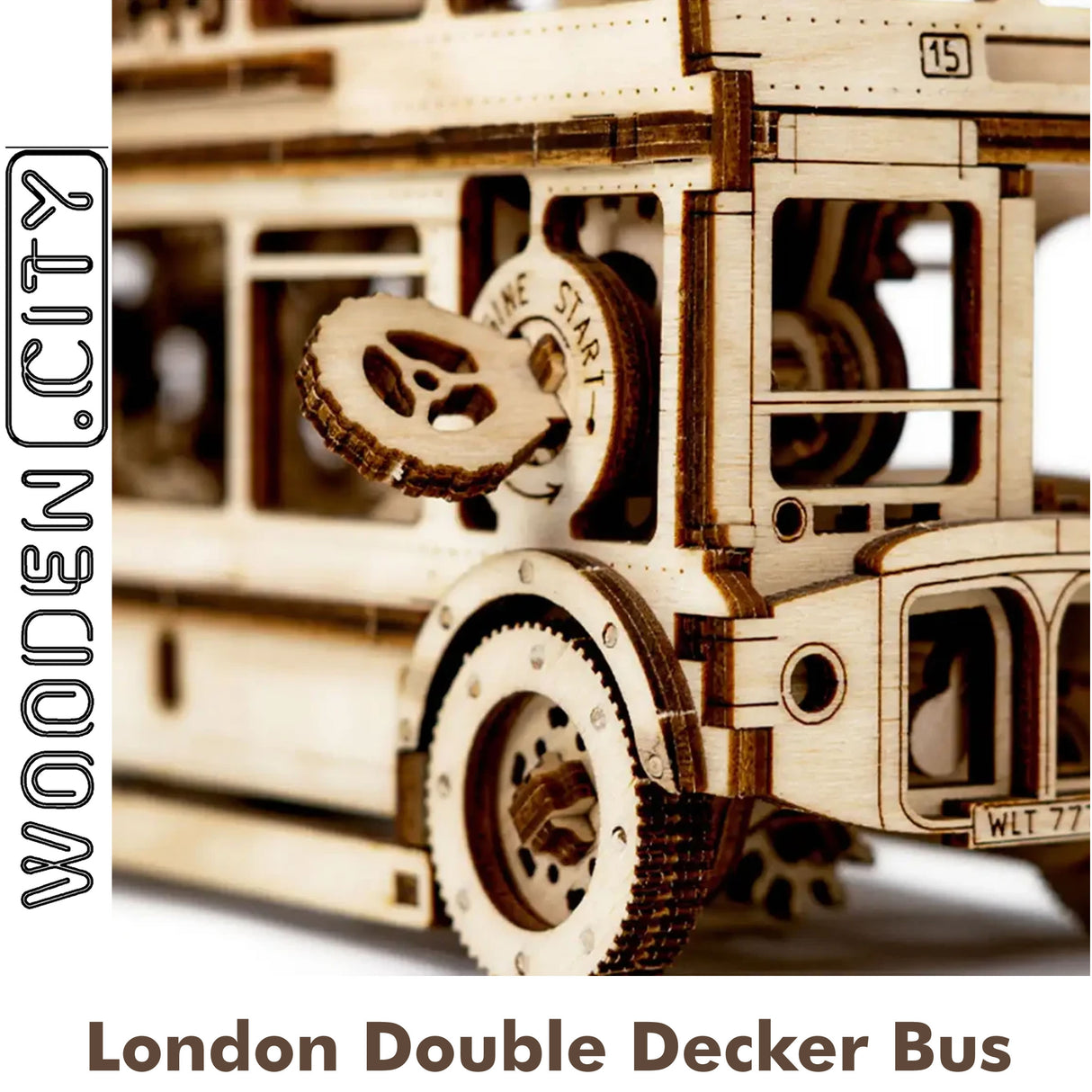 London Double Decker - 3D Puzzle | Wooden City | WR303