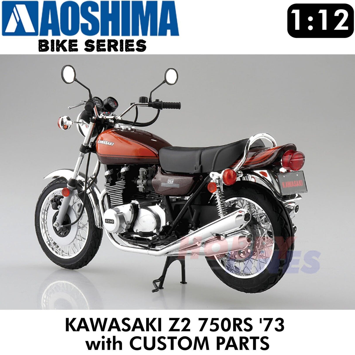 Kawasaki Z2 750RS '73 Custom Parts 1:12 motircycle kit Aoshima 06531
