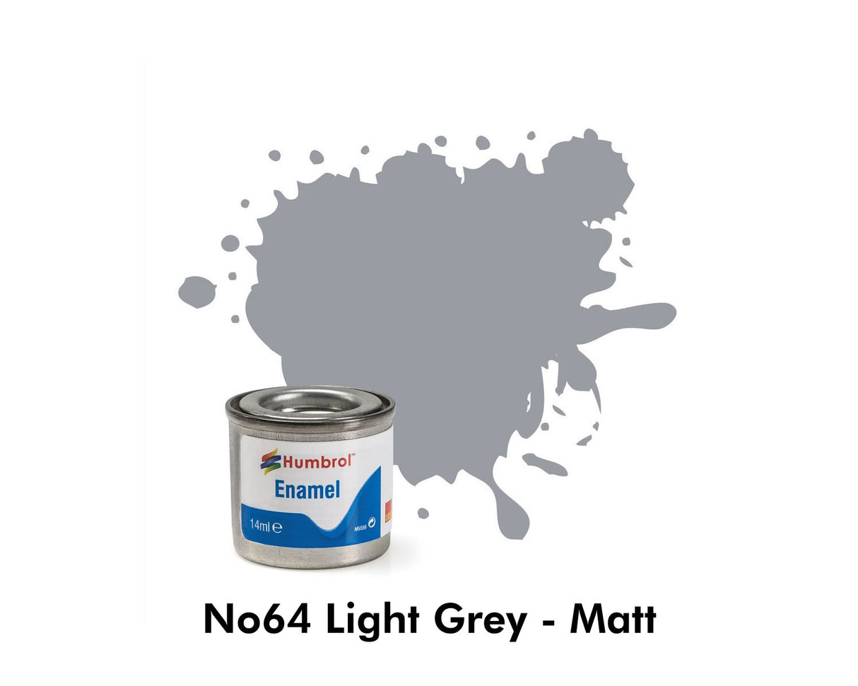 Enamel Tinlets No 64 Light Grey Matt