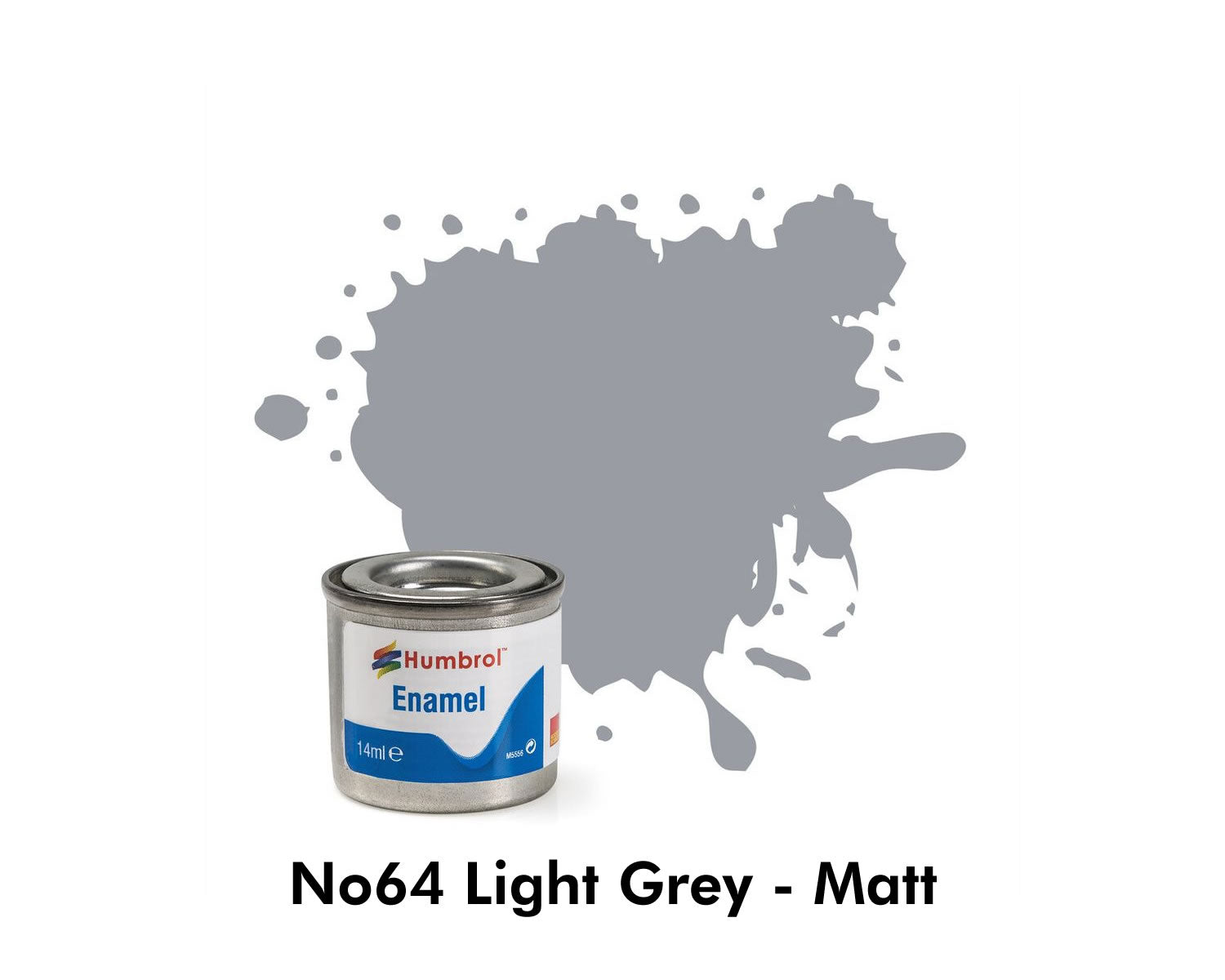 Enamel Tinlets No 64 Light Grey Matt