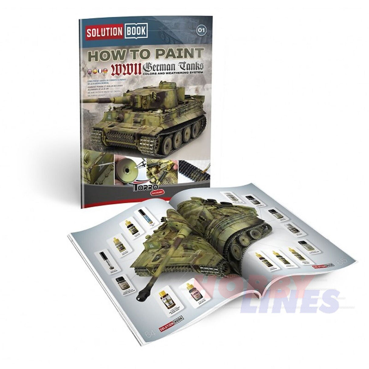 WWII GERMAN TANKS Colours & Weathering System Solution Box 2414300000 Ammo Mig