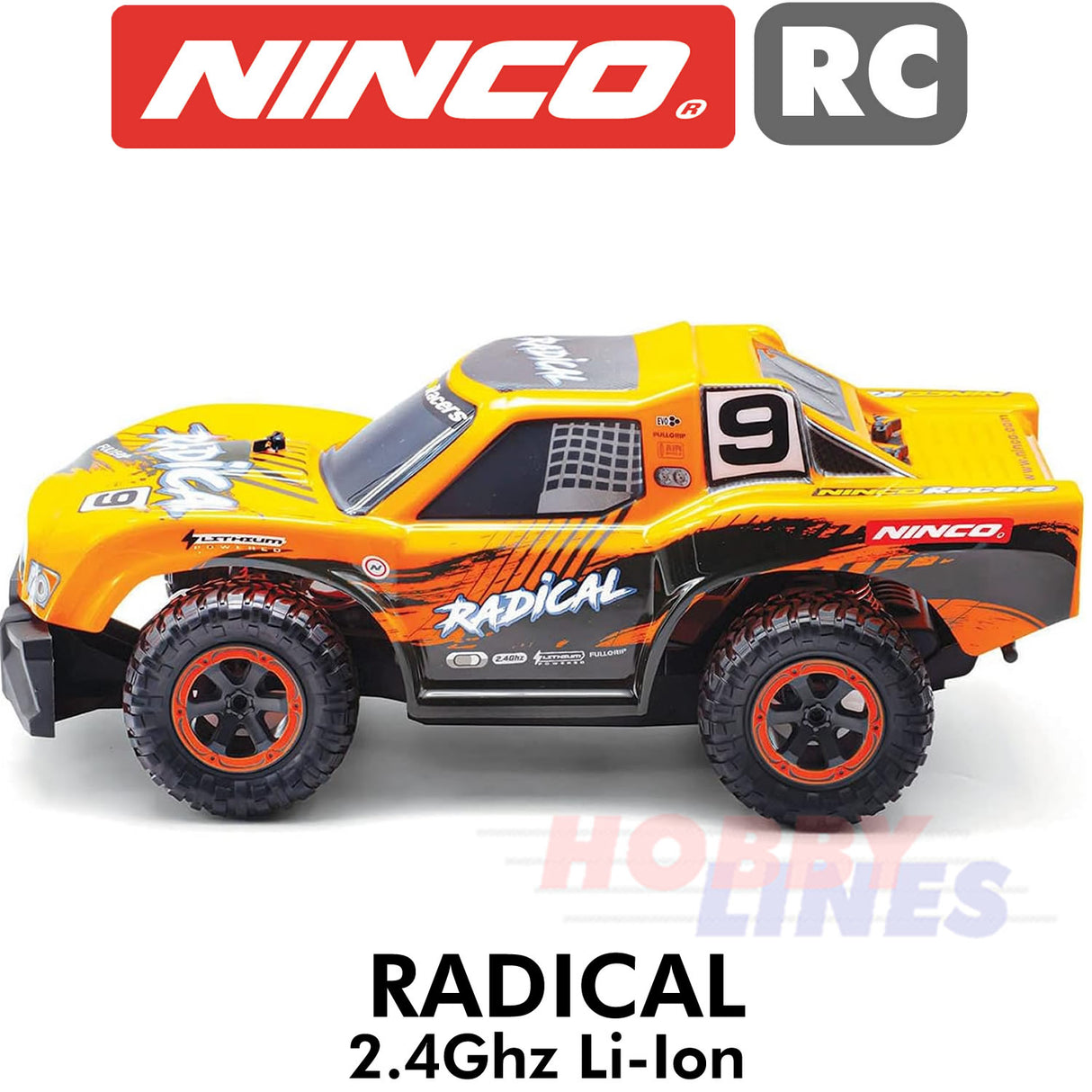 NINCO RADICAL 2WD Radio Control Racer Car Li-Ion battery power R2R Ready to Run