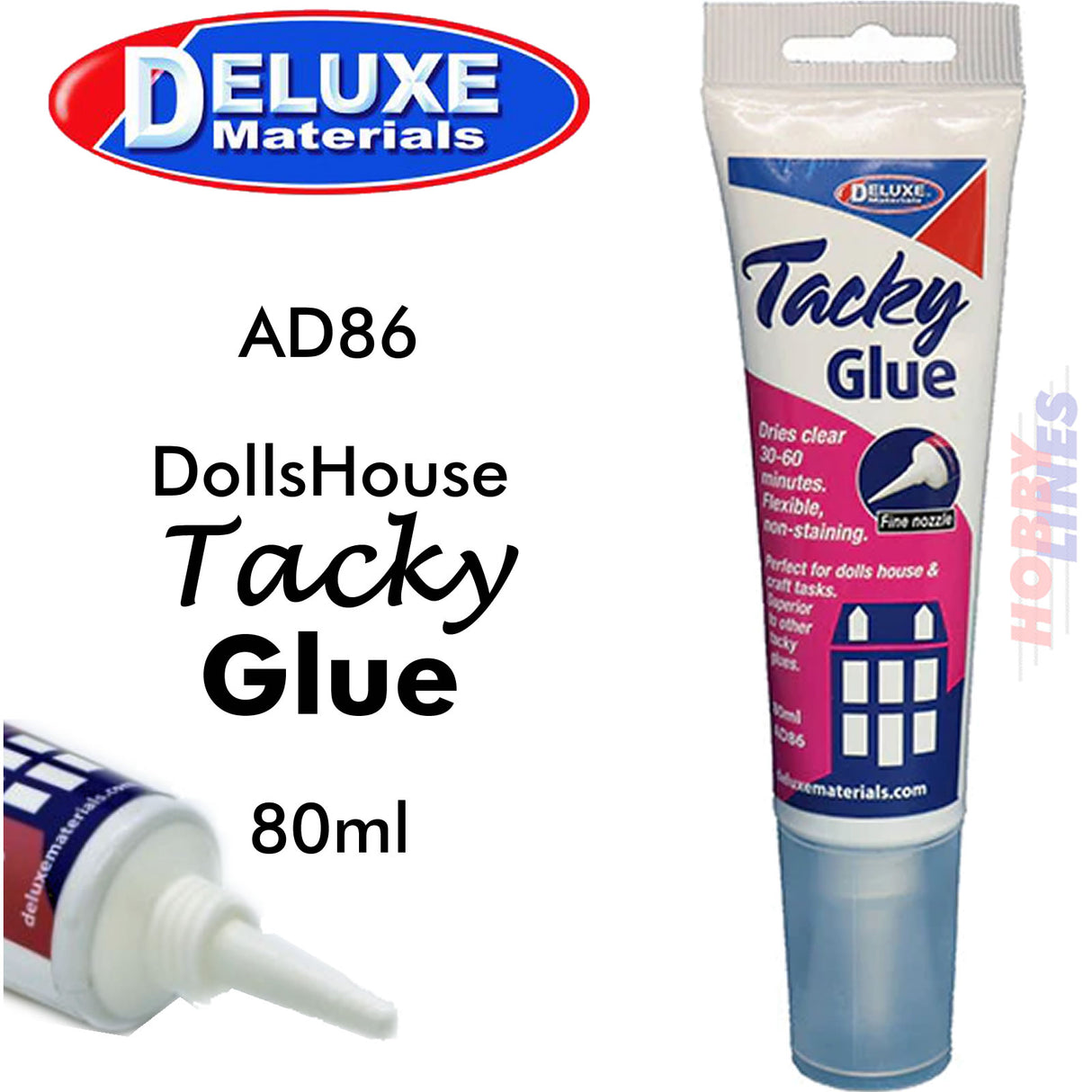 Tacky Glue - 80ml | Deluxe Materials | 46713
