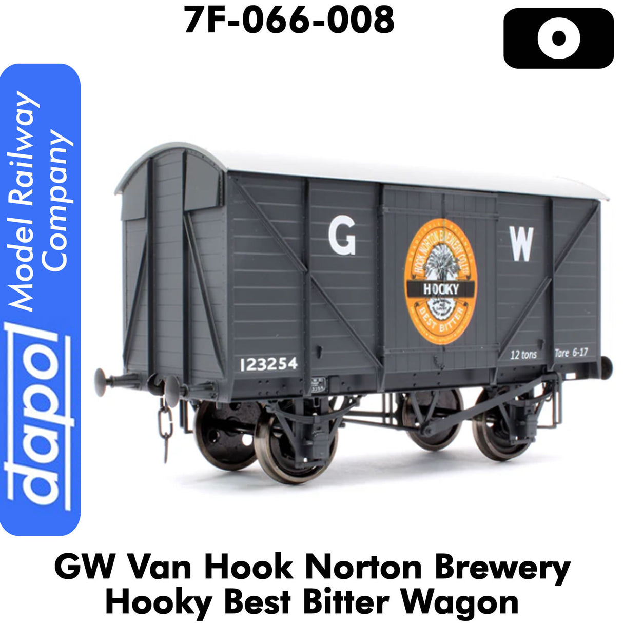 GW Van Hook Norton Brewery Hooky Best Bitter Wagon 1:43.5 O | Dapol | 7F-066-008