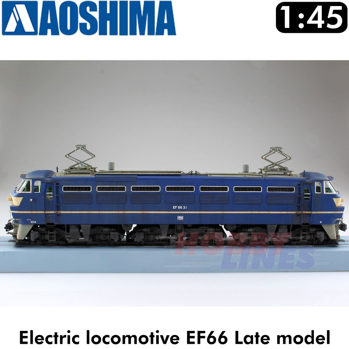 Electric Locomotive EF66 JRF Late Model 1:45 OJ TRAIN MUSEUM #4 Aoshima 05407