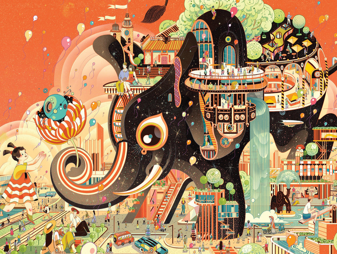 The Great Elephant - 1000pc Puzzle | New York Puzzle Company | NPZVN2618
