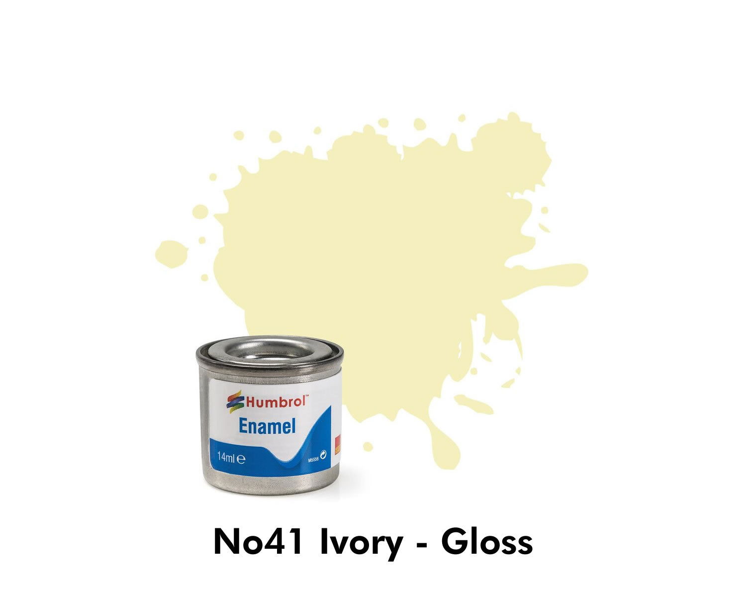 Enamel Tinlets No 41 Ivory Gloss