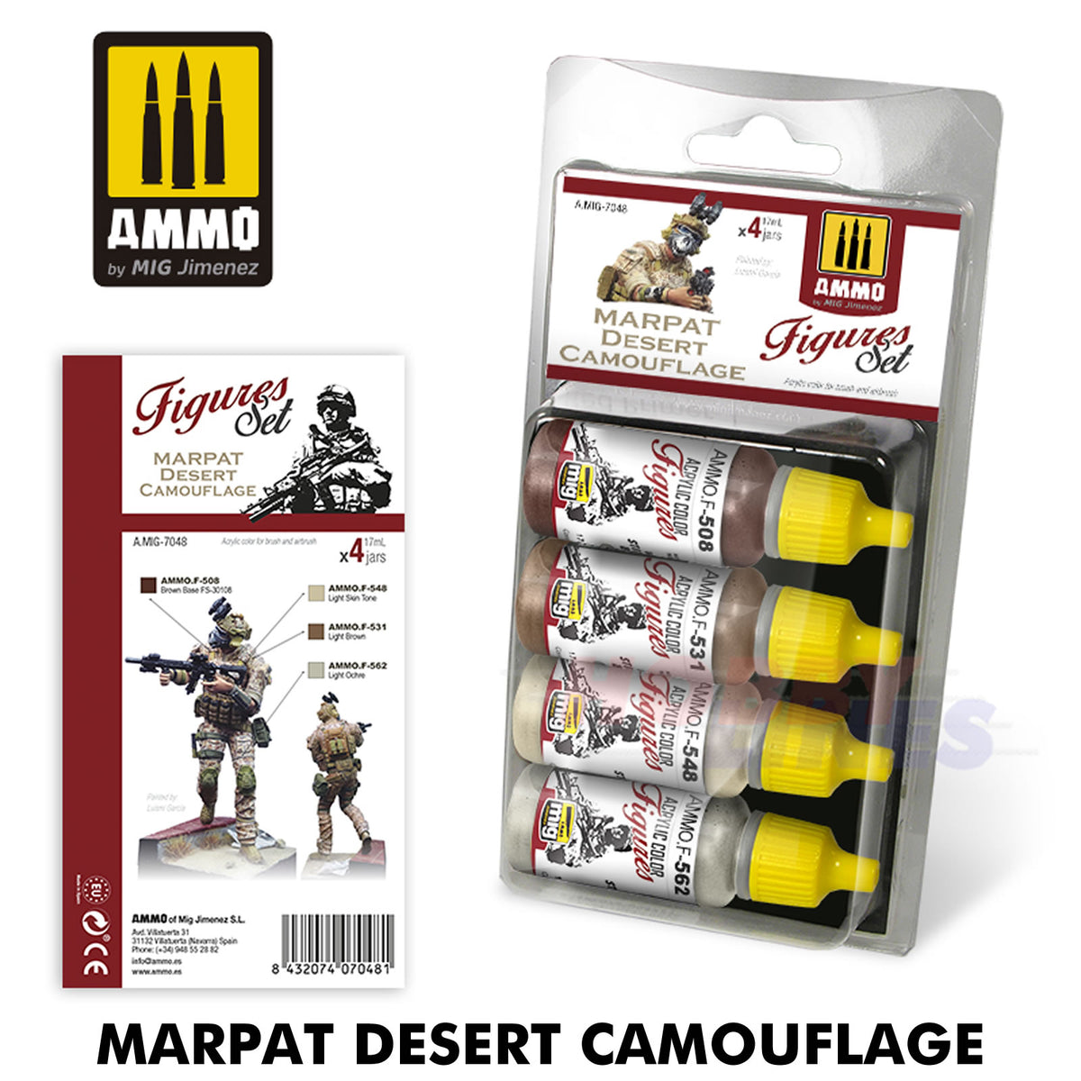 MARPAT DESERT CAMOUFLAGE FIGURES SET