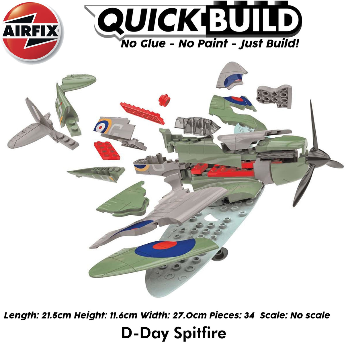 D-Day Spitfire- Model Kit | Airfix | J6045
