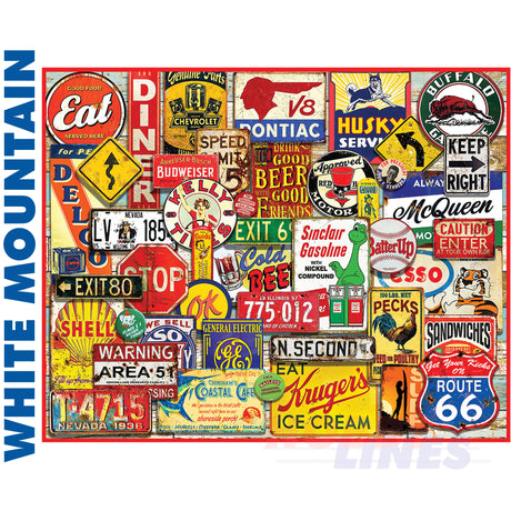 Great Old Signs 1000 Piece Jigsaw Puzzle 1658