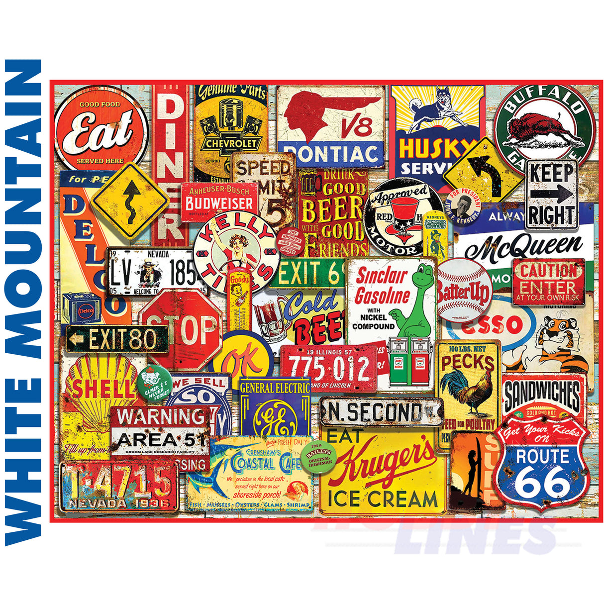 Great Old Signs 1000 Piece Jigsaw Puzzle 1658