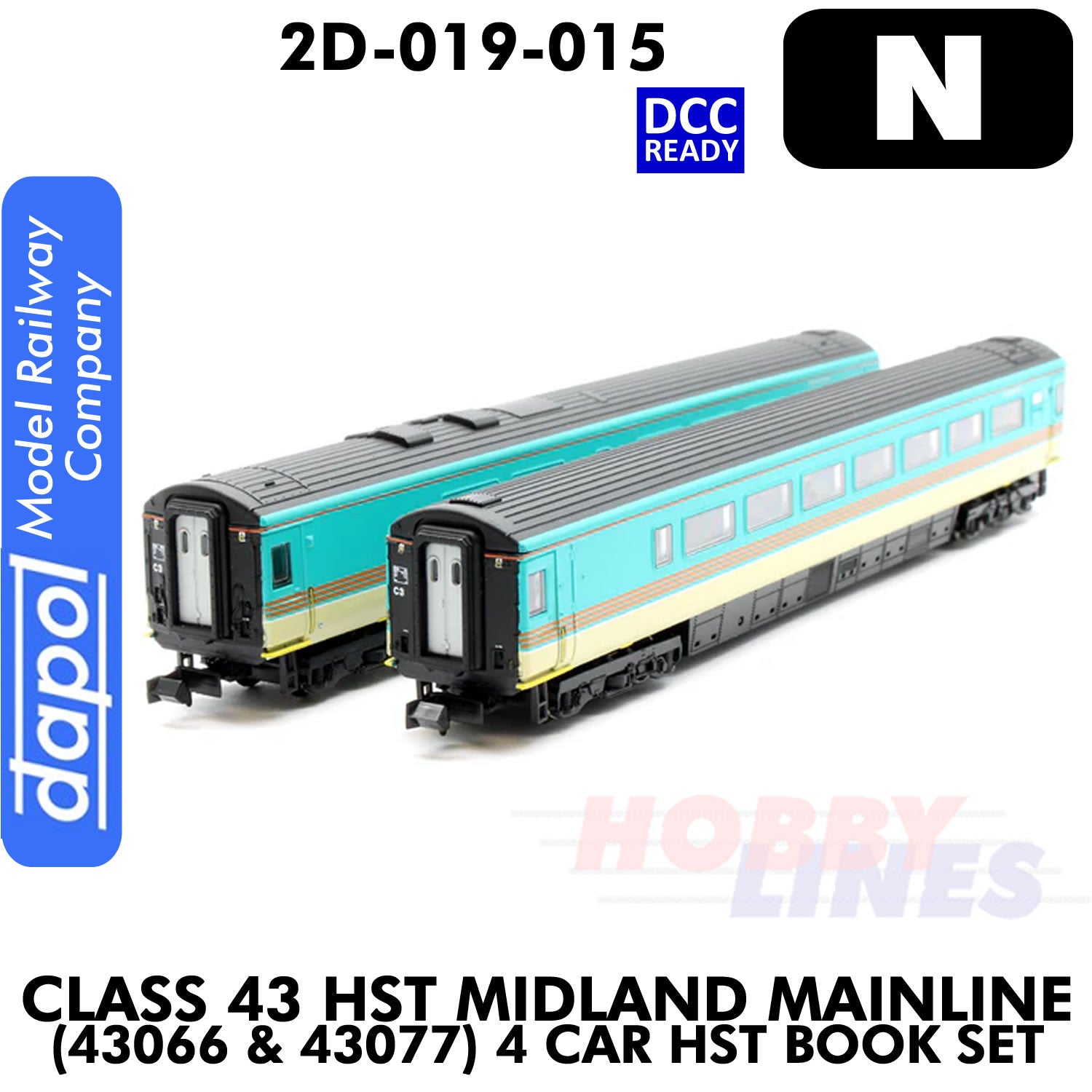 Class 43 HST Midland Mainline 43066 & 43077  | Dapol | 2D-019-015