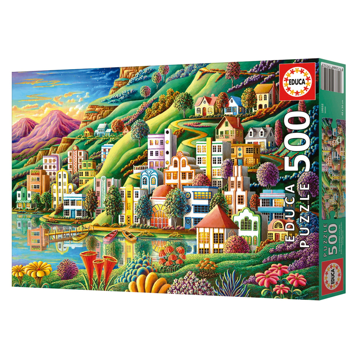 HIDDEN HARBOUR 500pc EDUCA Super Deluxe Jigsaw Puzzle 19552
