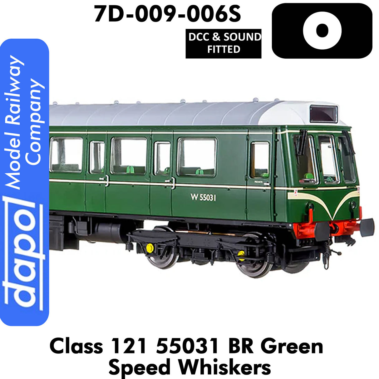 Class 121 55031 BR - Green Speed Whiskers | Dapol | 7D-015-006S