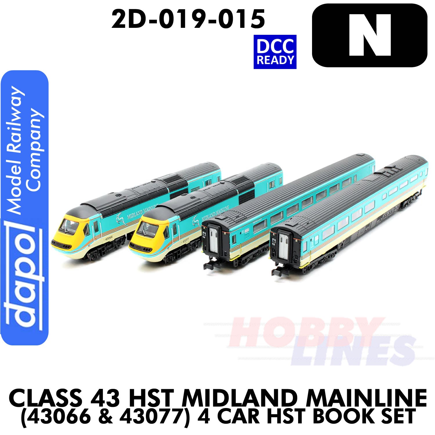 Class 43 HST Midland Mainline 43066 & 43077  | Dapol | 2D-019-015
