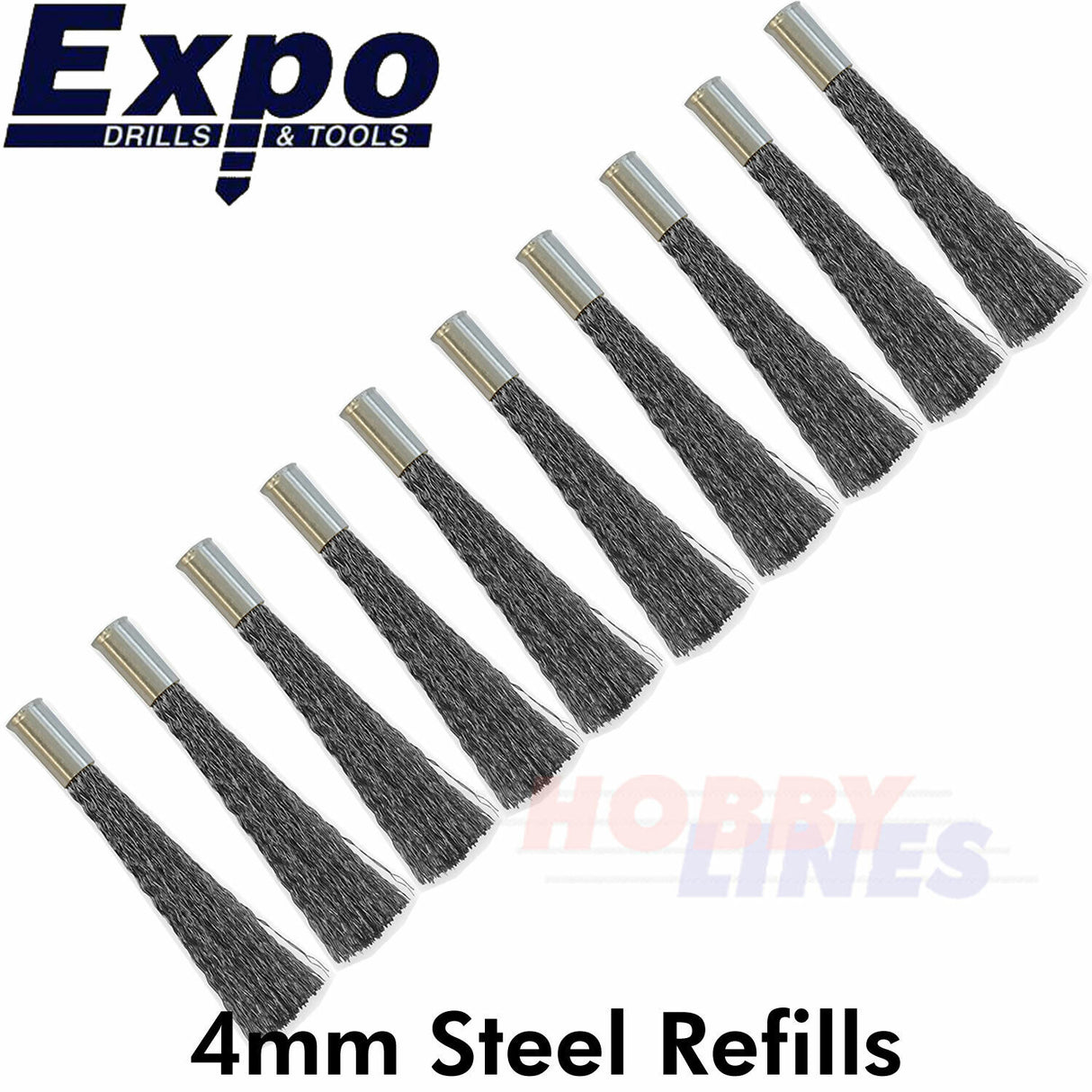 SCRATCH BRUSH Glass Fibre 4mm High Grade & Refill option Top Grade Twist Advance