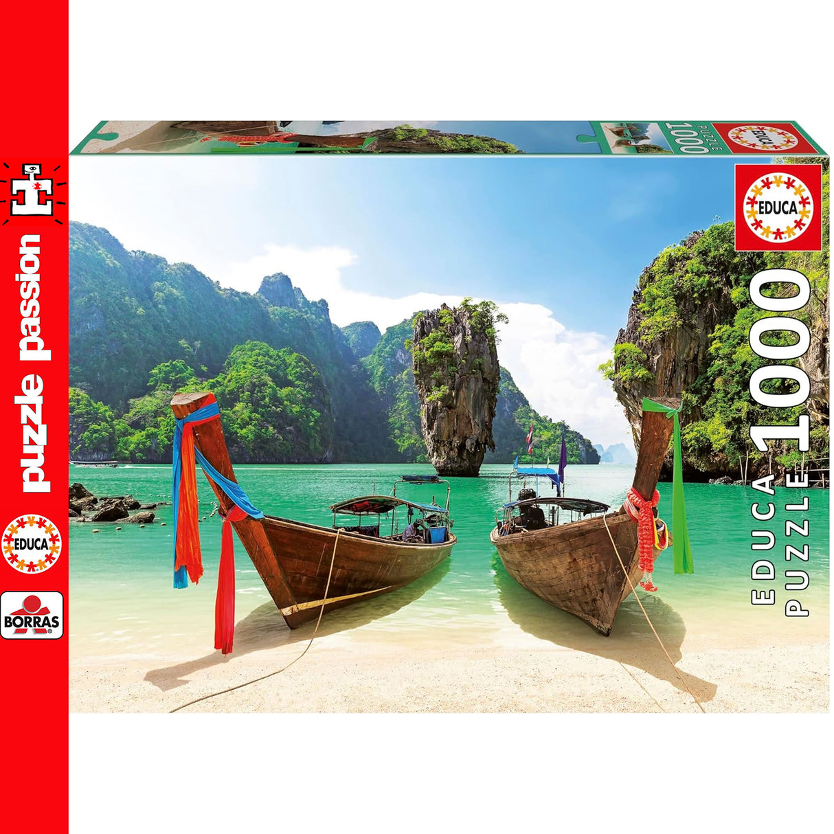 Educa JAMES BOND ISLAND THAILAND 1000pc Khao Phing Kan Super Deluxe Jigsaw Puzzle 20283