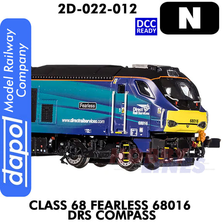 Class 68 Fearless 68016 DRS Compass - DCC Ready  | Dapol |  2D-022-012