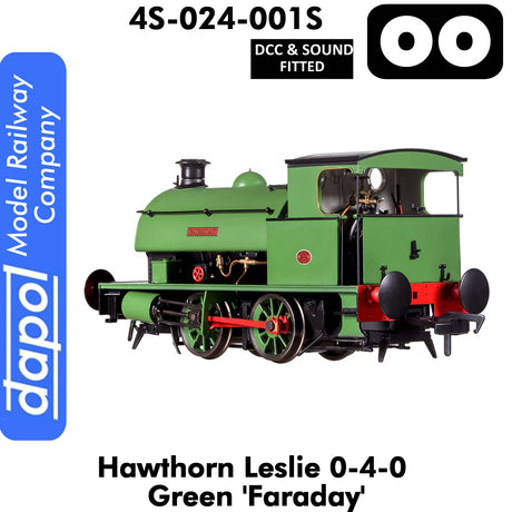 Hawthorn Leslie 040 Green Faraday | Dapol | 4S-024-006S