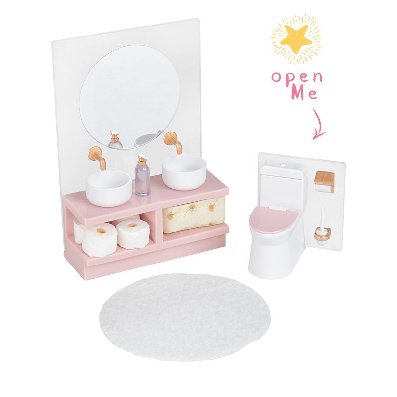 Washbasin & Toilet Set | Lundby | 60-2122-00