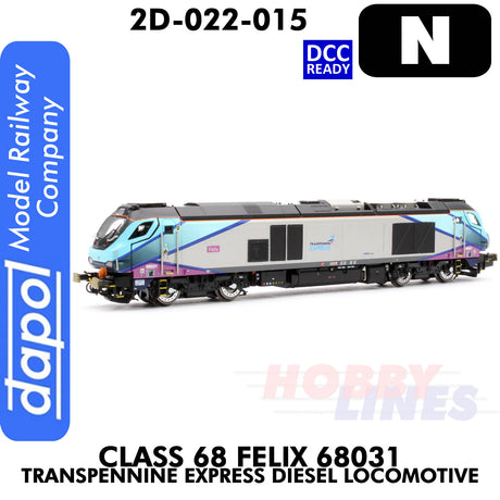 Class 68 Felix 68031 Transpennine Express  - DCC ready |  Dapol | 2D-022-015
