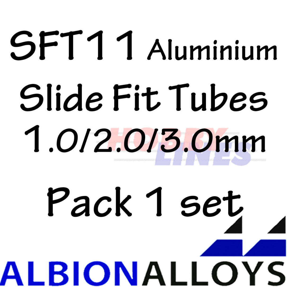 Slide Fit Tubes Selection Packs ALBION ALLOYS Precision Metal Various Sizes SFT