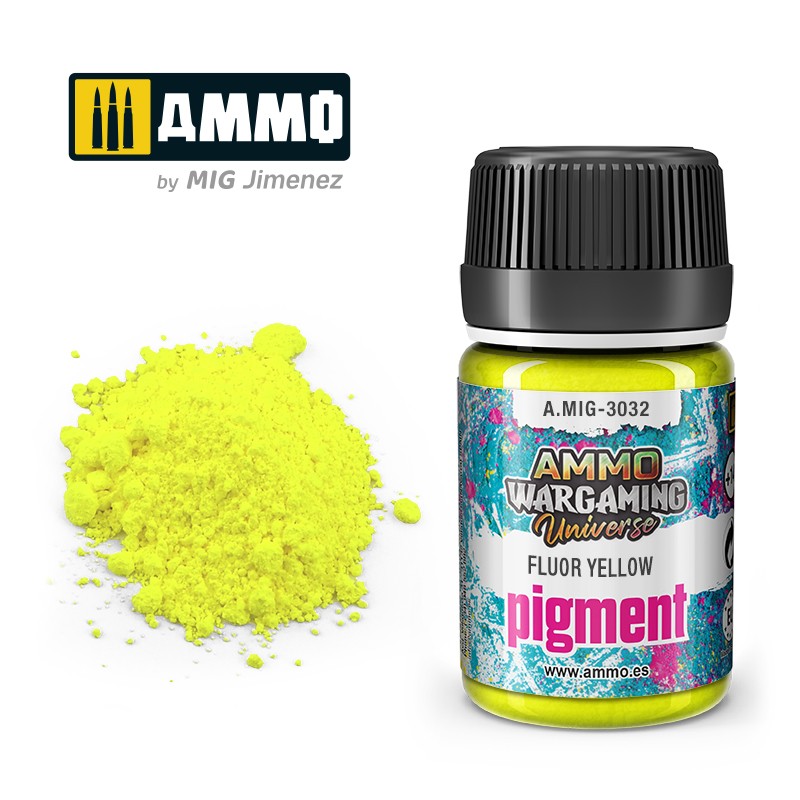 Wargaming Universe - Pigment Fluor Yellow - 35ml | Ammo by Mig Jimenez | MIG3032