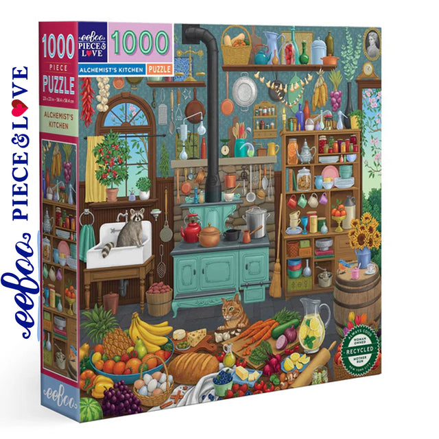 eeBoo ALCHEMISTS KITCHEN 1000 pc Square Jigsaw Puzzle Super Deluxe PZTALK