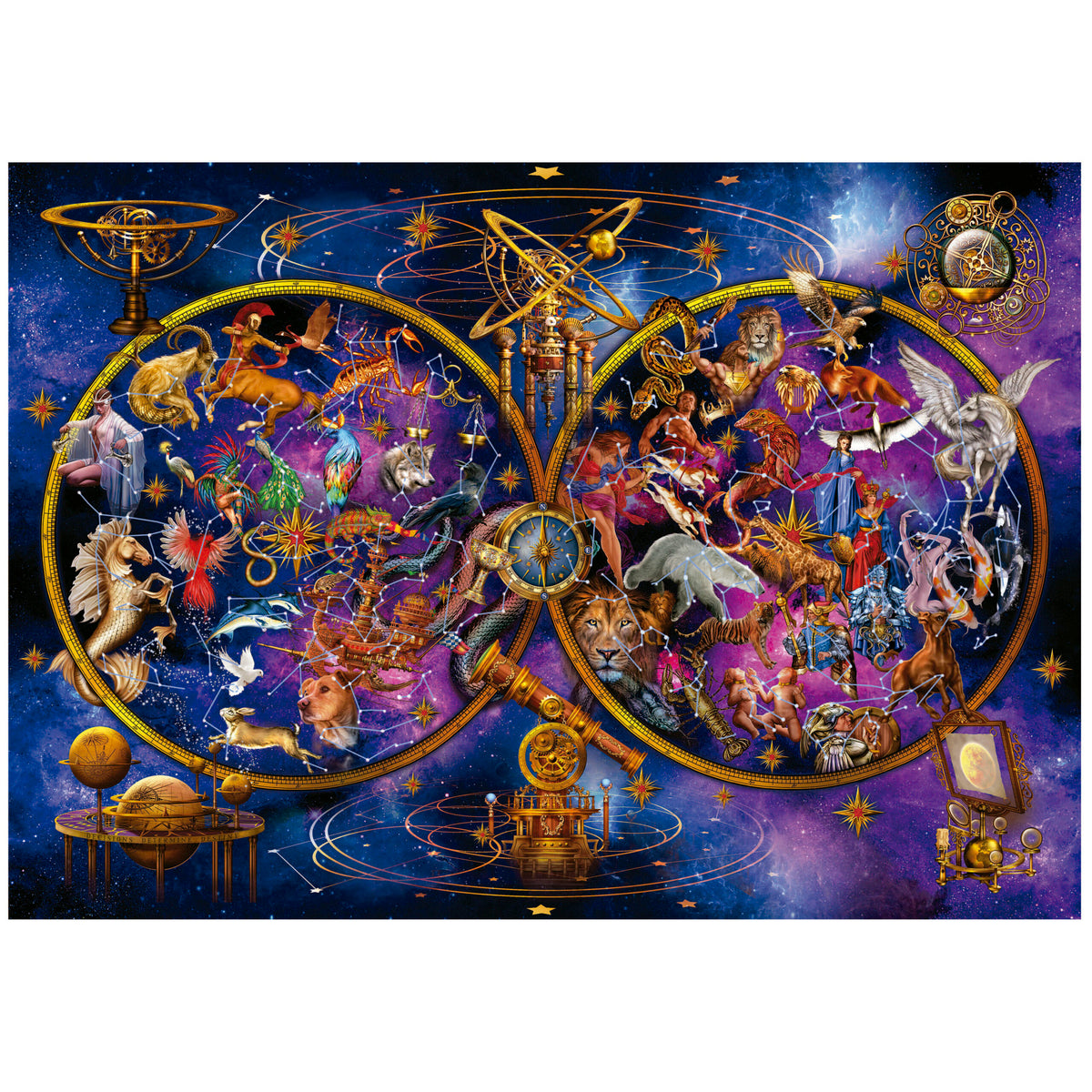 Constellations Neon 1000 Piece Jigsaw Puzzle | Educa | 19561