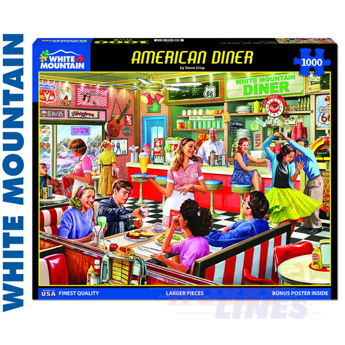 American Diner 1000 Piece Jigsaw Puzzle 1397