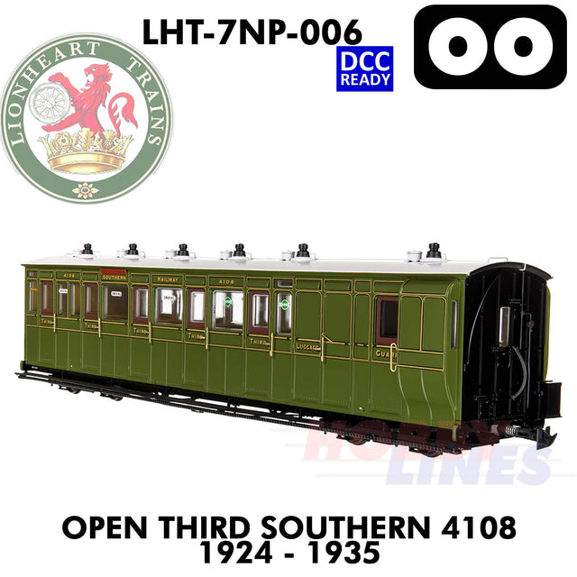 Brake Third Southern 4108 1924-1935 - DCC Ready | Lionheart Trains |  LHT-7NP-006
