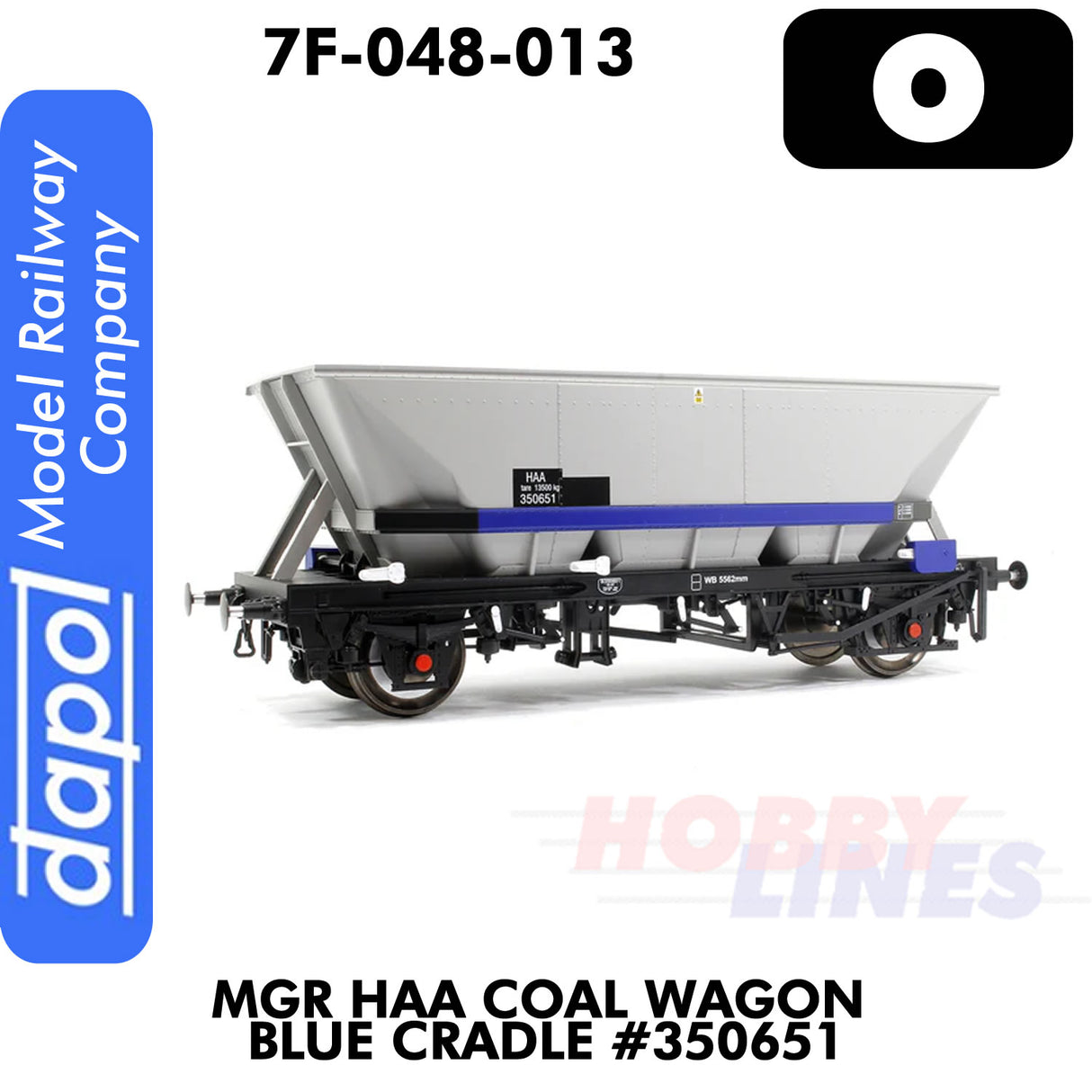MGR HAA Coal Wagon Blue Cradle - #350651 | Dapol | 7F-048-013