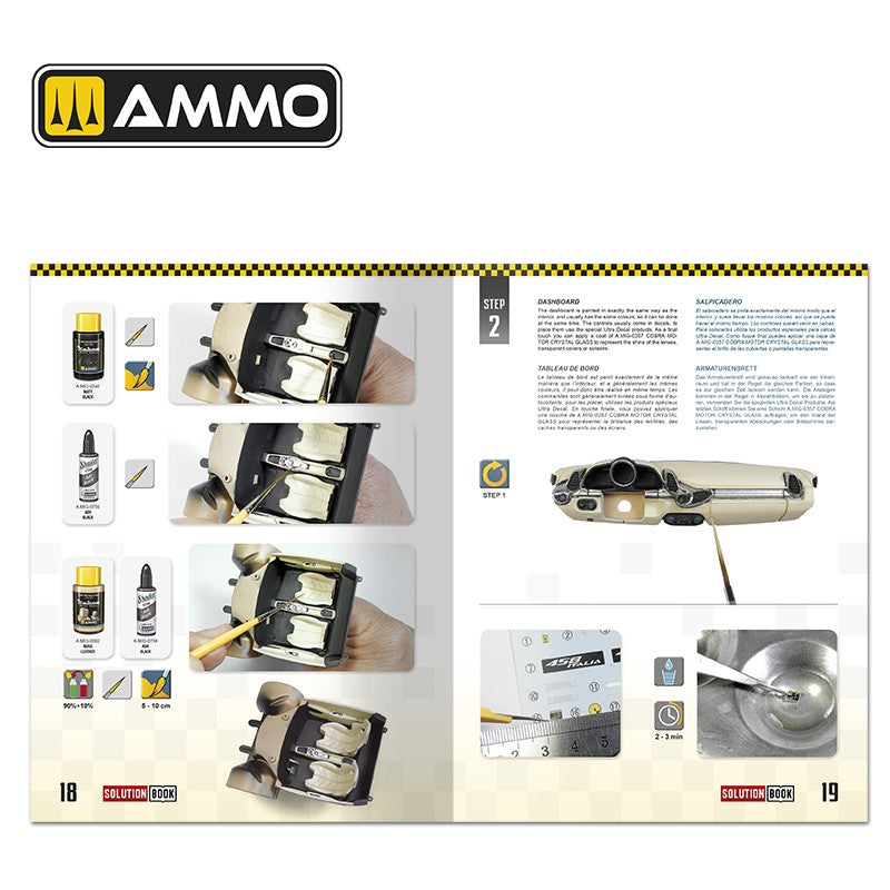 How to Paint & Lacquer SOLUTION BOOK 24 Scale Cars Cobra Paints | Ammo by Mig Jimenez