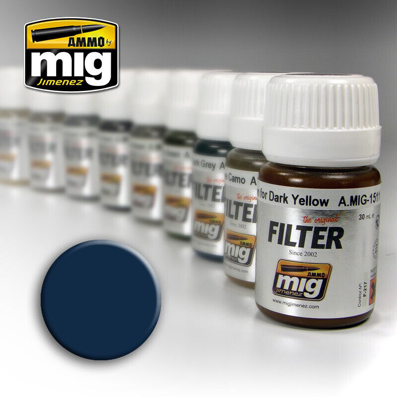 FILTERS Full Range 35ml jars Paint Modelling AMMO By Mig Jimenez