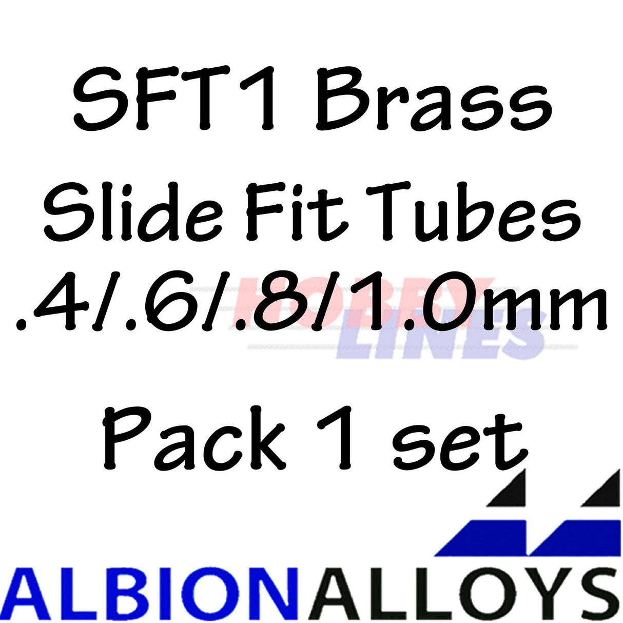 Slide Fit Tubes Selection Packs ALBION ALLOYS Precision Metal Various Sizes SFT