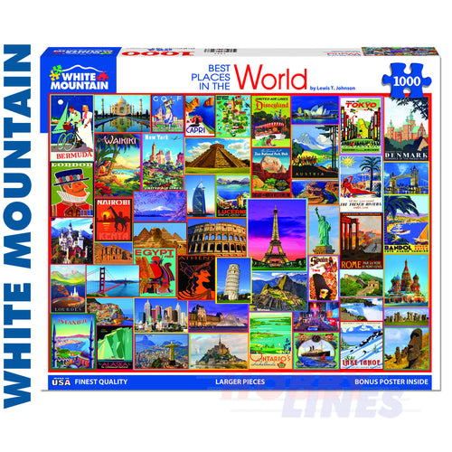 Best Places in the World 1000 Piece Jigsaw Puzzle 1272