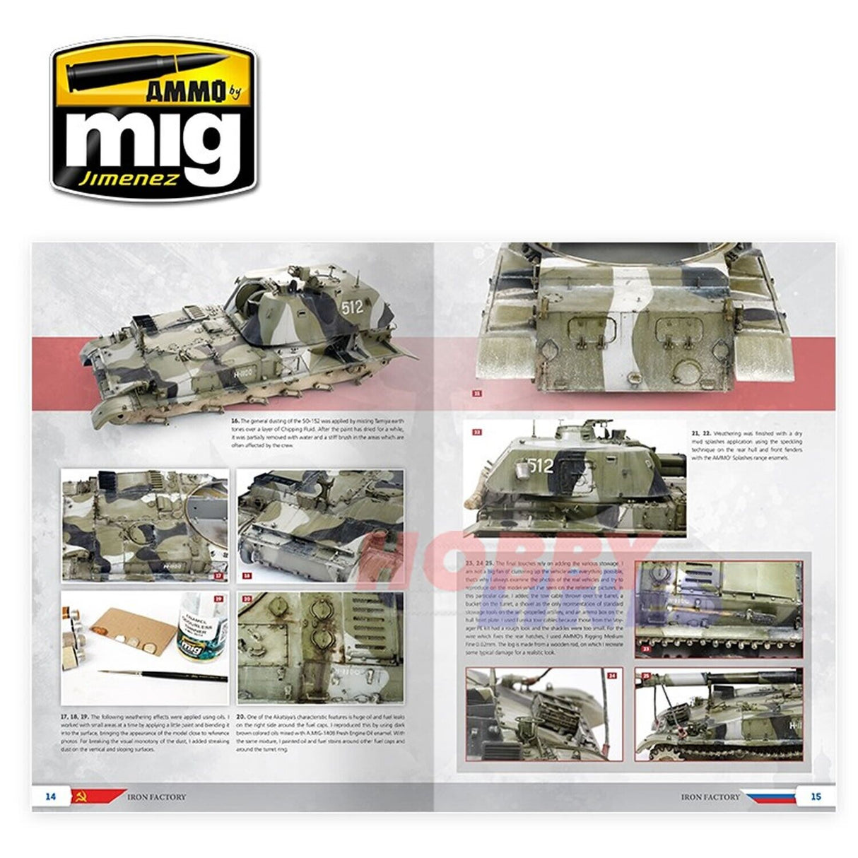 Weathering Special IRON FACTORY Book USSR Russia Ammo by Mig Jimenez MIG6104