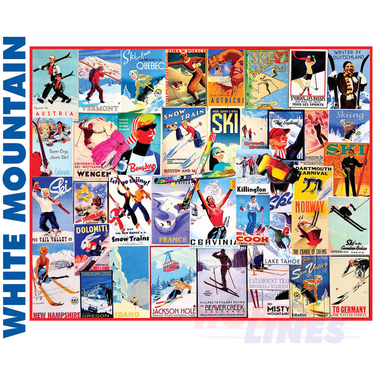 Ski Posters 1000 Piece Jigsaw Puzzle 932