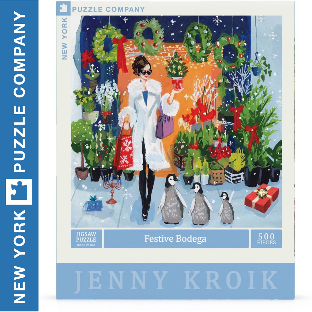 Festive Bodega 500pc Puzzle | New York Puzzle Company | NPZJK2534