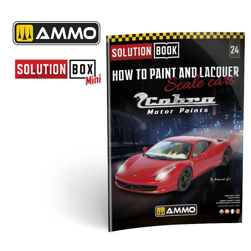 How to Paint & Lacquer SOLUTION BOOK 24 Scale Cars Cobra Paints | Ammo by Mig Jimenez