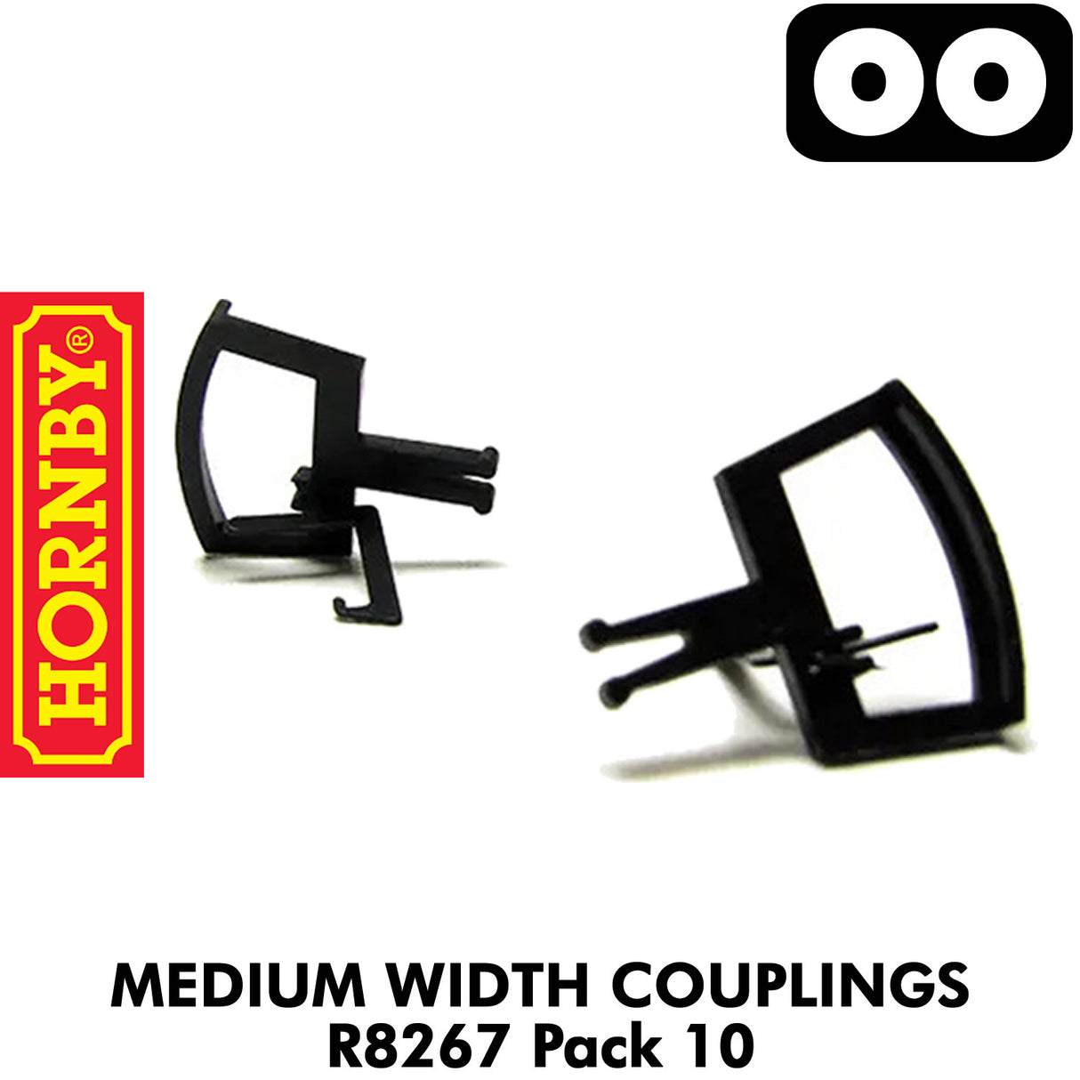 OO Gauge Couplings - Medium Width - 10 Pack | Hornby | R8267