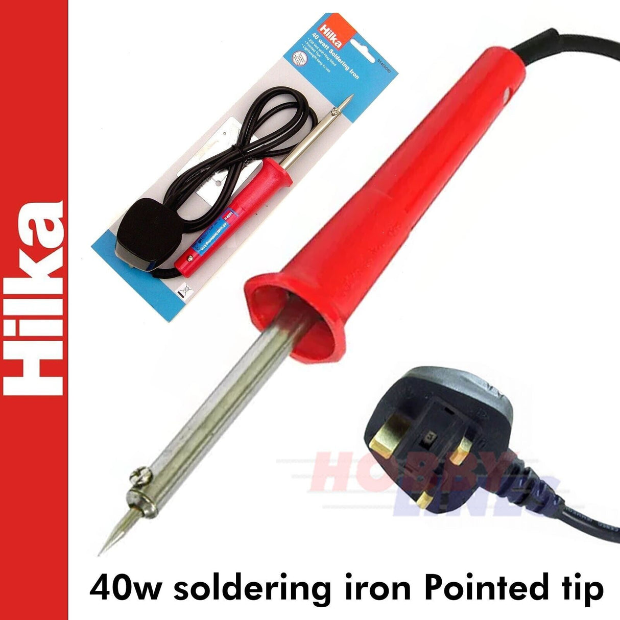 HILKA Soldering Iron Fine Point tip 40w Hobby quality 91400040